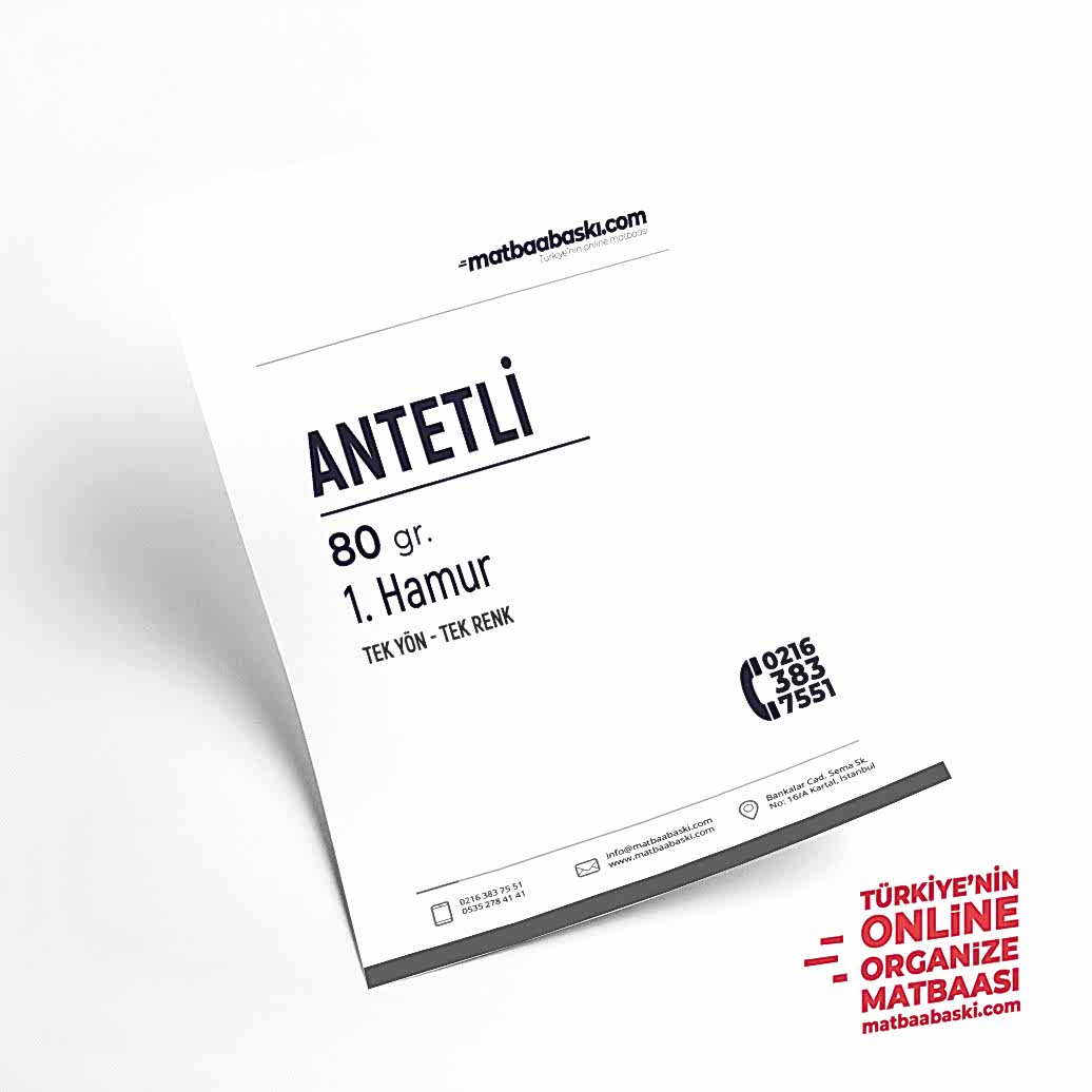 AK Antetli Kağıt
