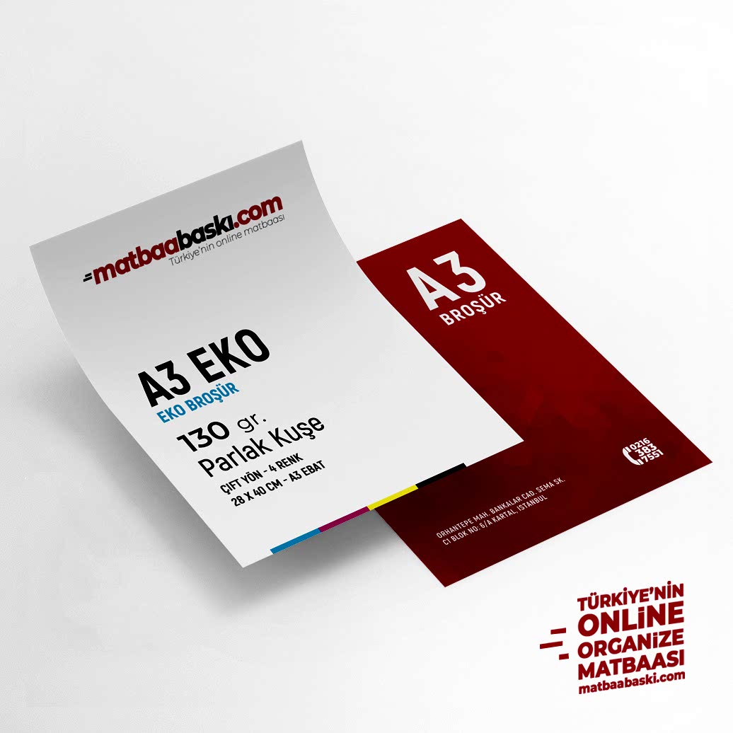 A3 EKO 130 gr. Broşür