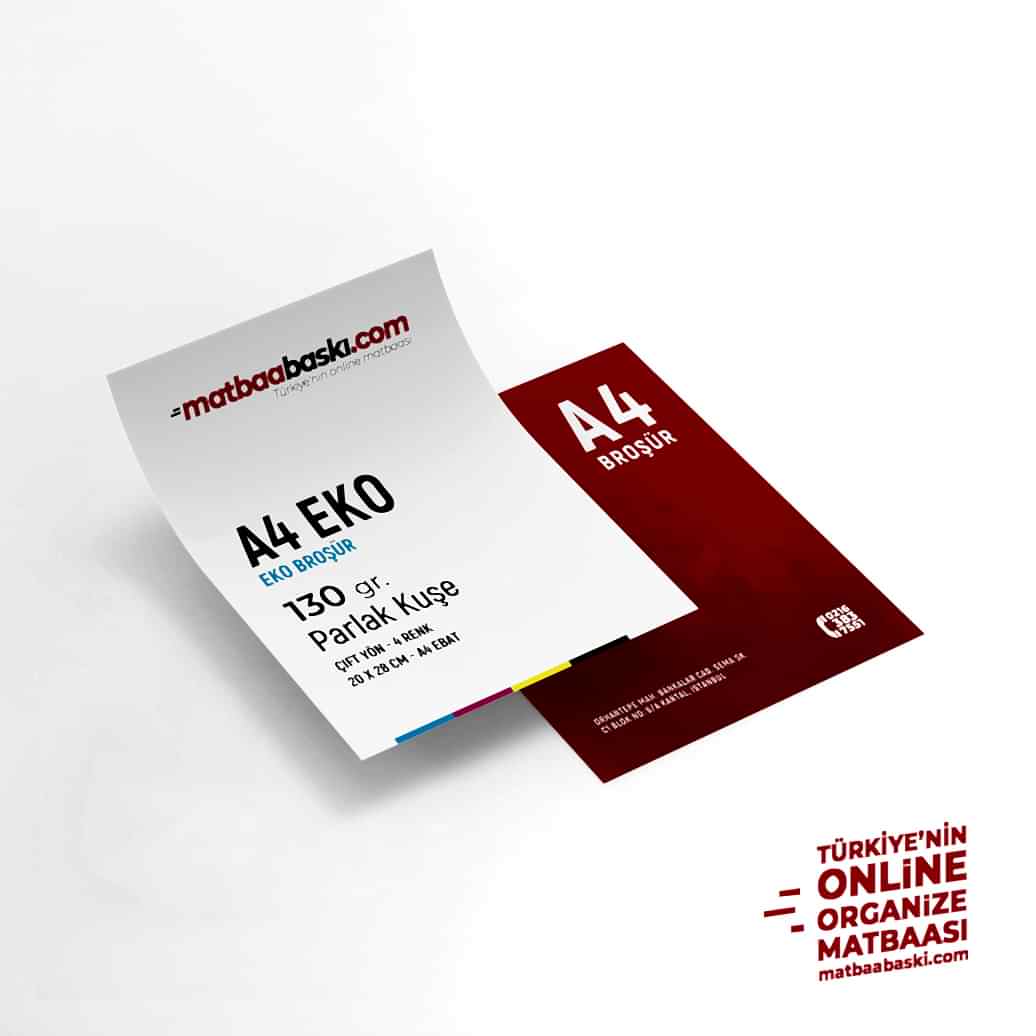 A4 EKO 130 gr. Broşür